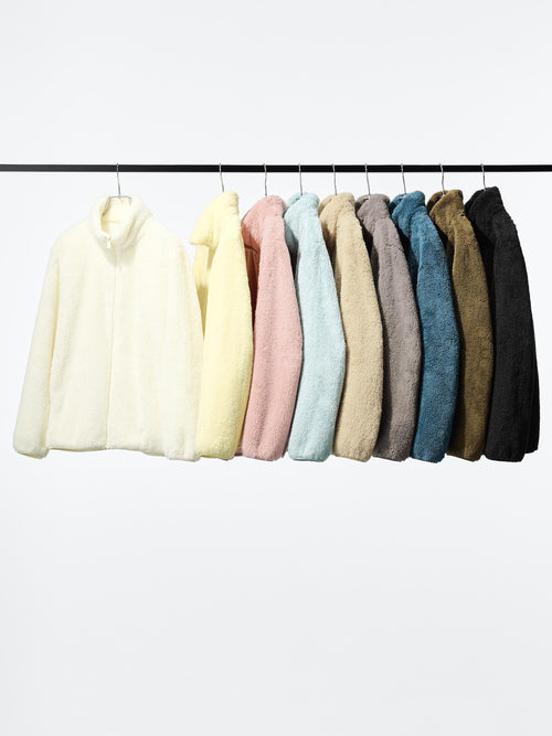 Fluffy Yarn Fleece Full-Zip Jacket - UNIQLO
