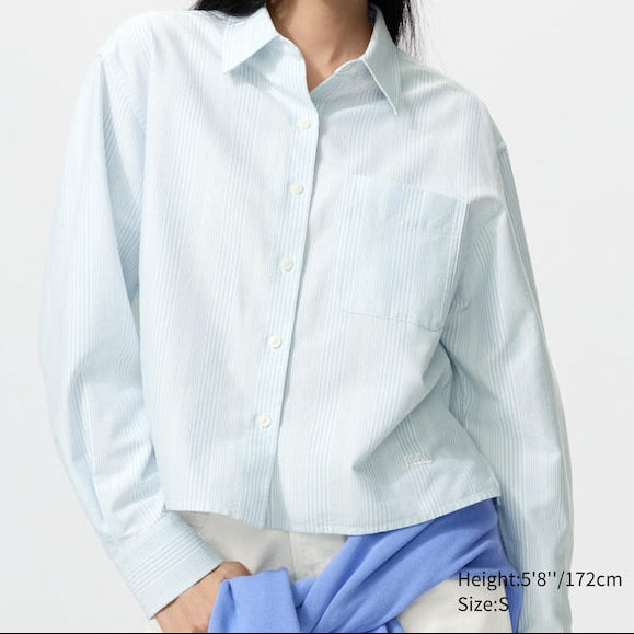 Oxford Boxy Shirt (Striped)