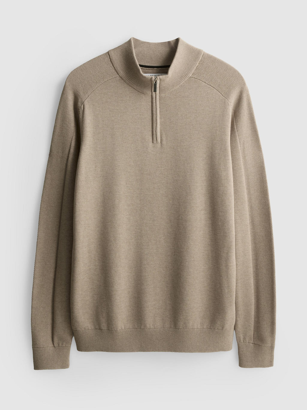 The Edit Quarter-Zip Jumper Ecru - image 5