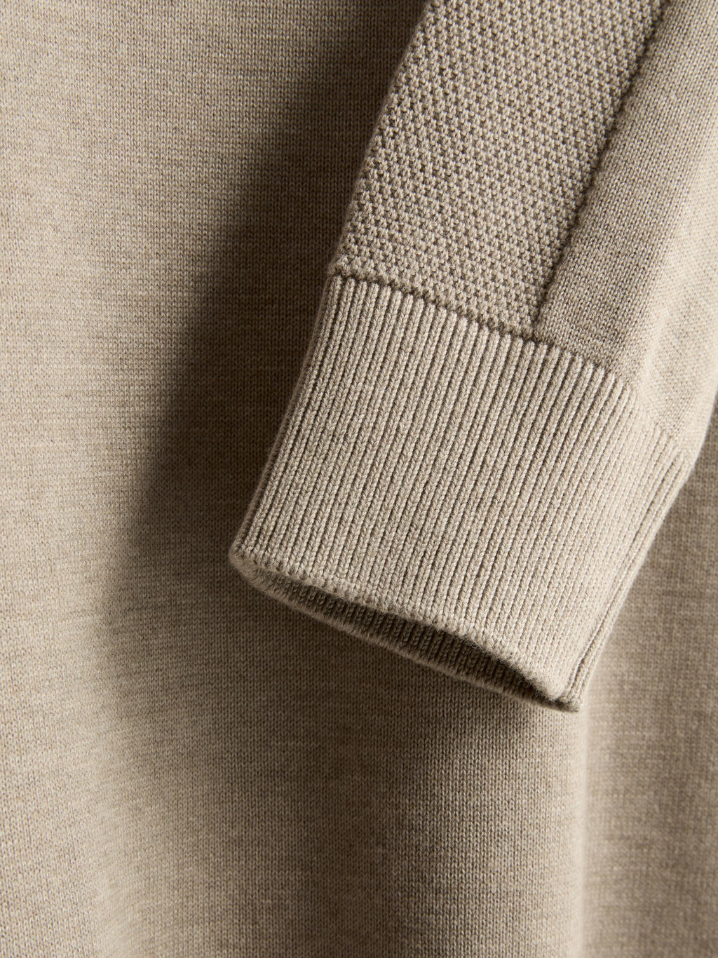 The Edit Quarter-Zip Jumper Ecru - image 7