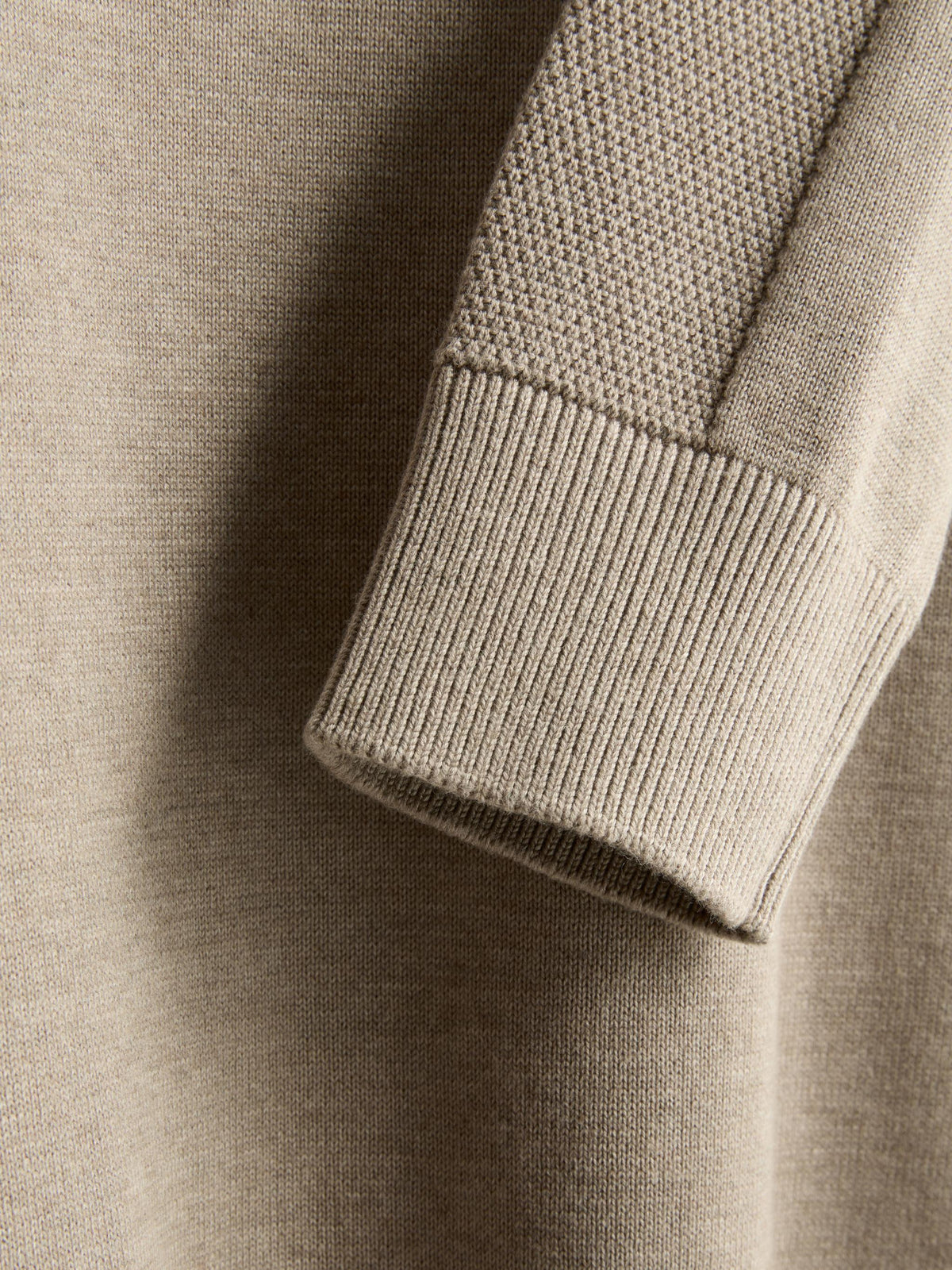 The Edit Quarter-Zip Jumper Ecru - image 7